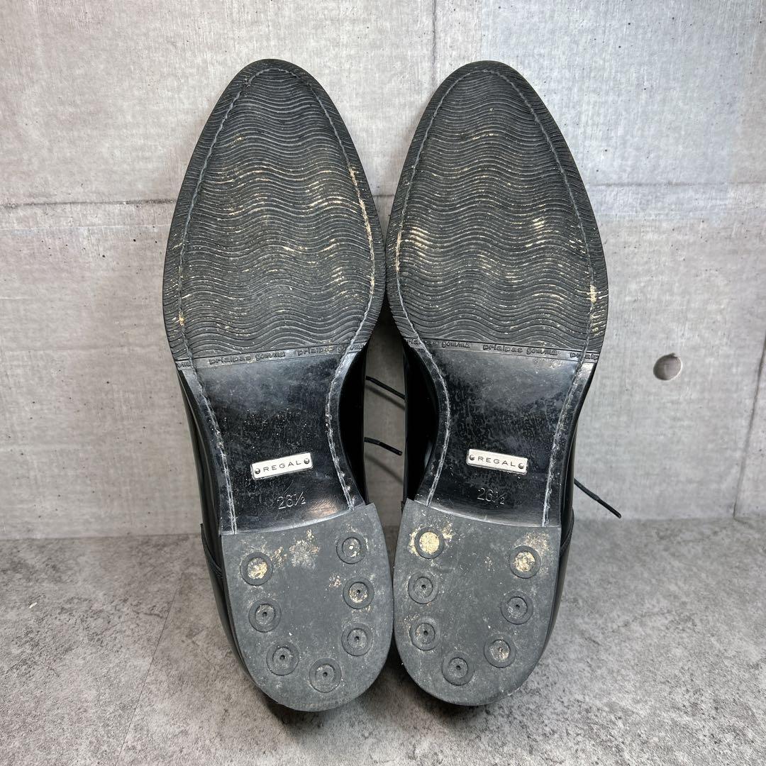ほぼ新品【REGAL】ビジネスシューズ/630R/プレーントゥ/ドレスシューズ/