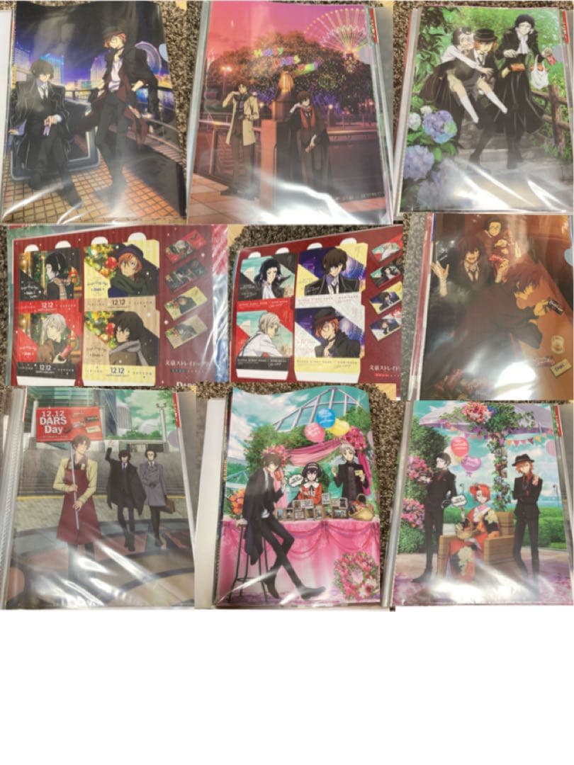 文豪ストレイドッグス 森永コラボ クリアファイル