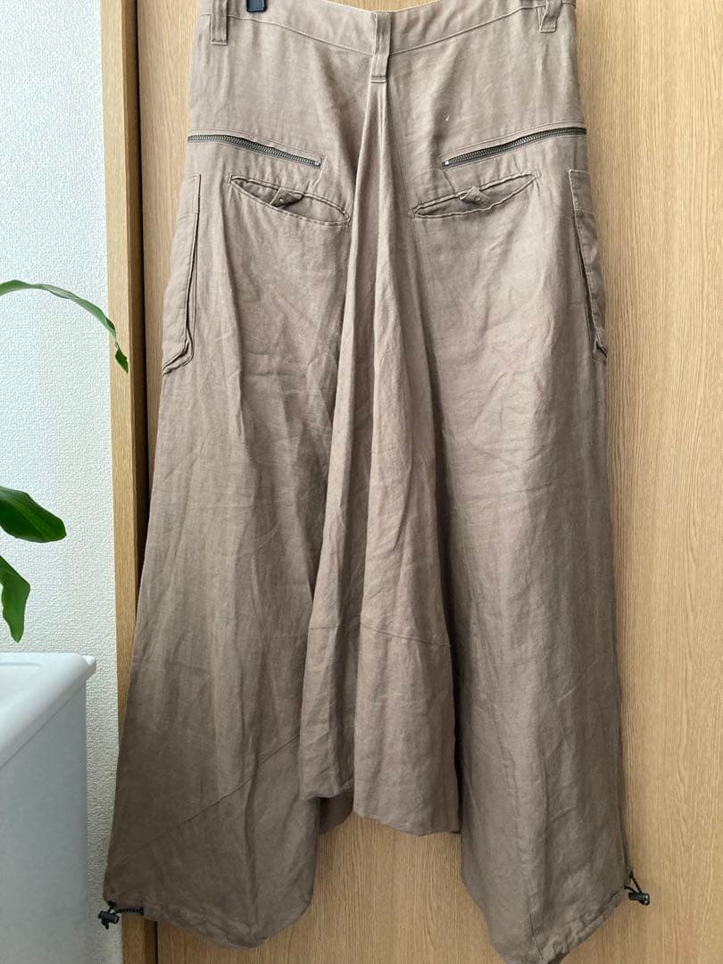 希少‼️入手困難　Y2K 本物　PPFM サルエルパンツ　ベージュ　リネン