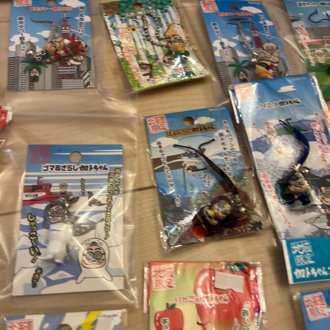 加トちゃん日本全国ご当地加トちゃんキーホルダーストラップ110個