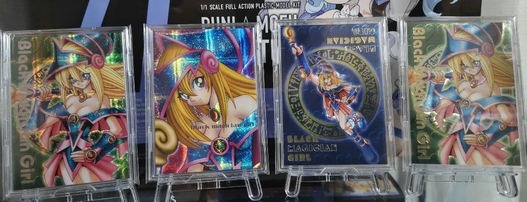 【ブラック・マジシャン・ガール】 DDM特典 4枚セット シークレット・レリーフ