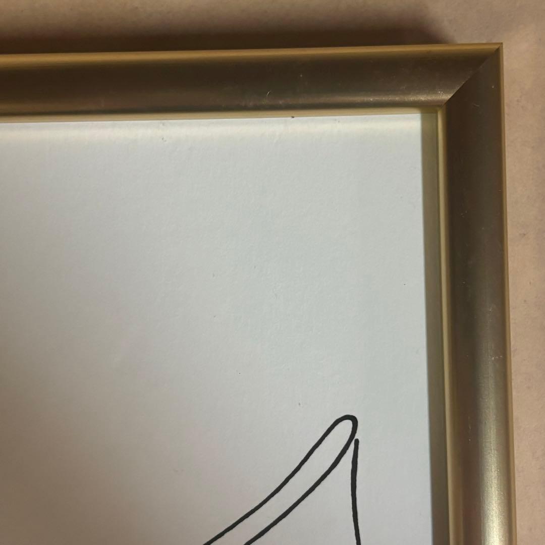 【希少】奇才のシューズデザイナー　ヤン・ヤンセン　直筆サイン付　靴デザイン画