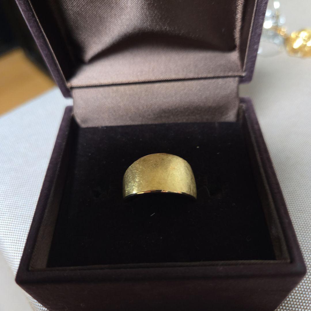 GSTV イタリアンジュエリーK18YGリング総量4g ミリオリーニ ♯21