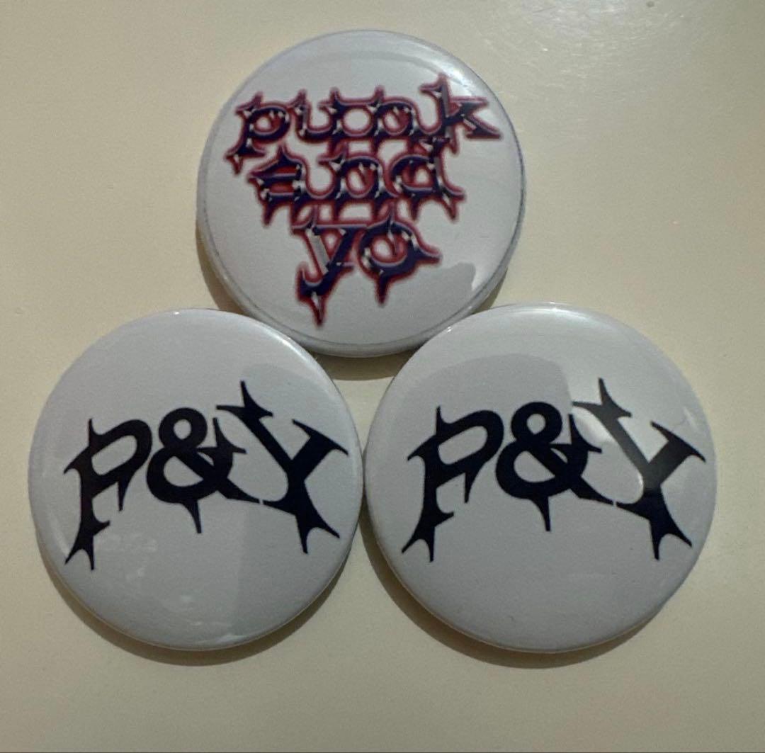 pankandyo p&y 缶バッチ