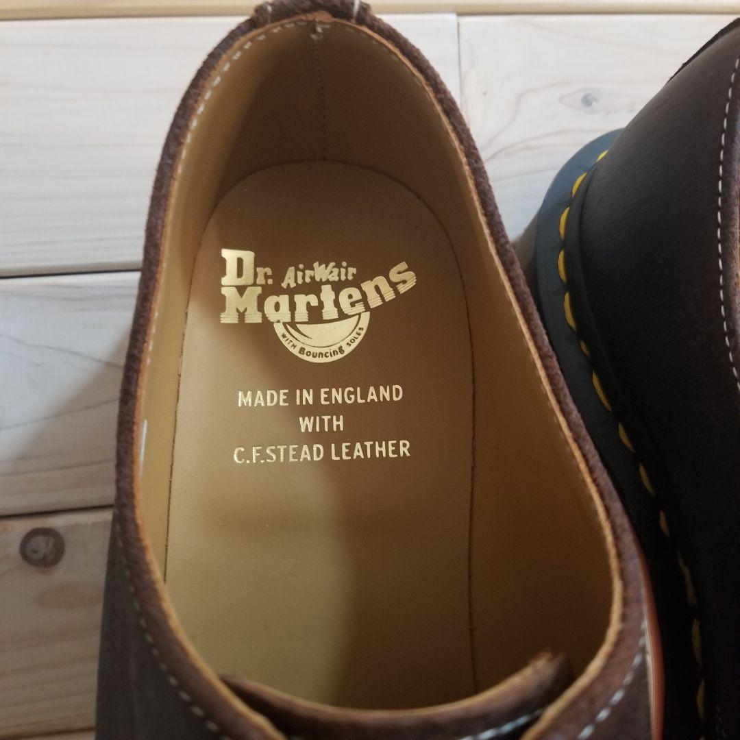 未使用　Dr.martens 1461 イングランド製　3ホール　26.0　茶