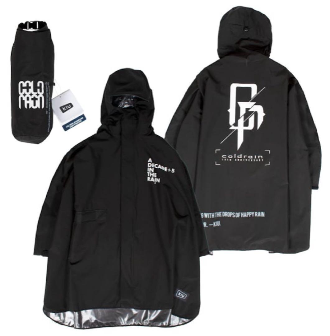 coldrain ✖︎ kiu レインポンチョ 未使用