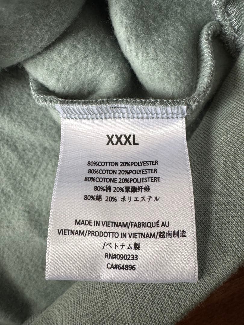 SSENSE購入 正規 レア 美品 ESSENTIALS パーカー XXXL