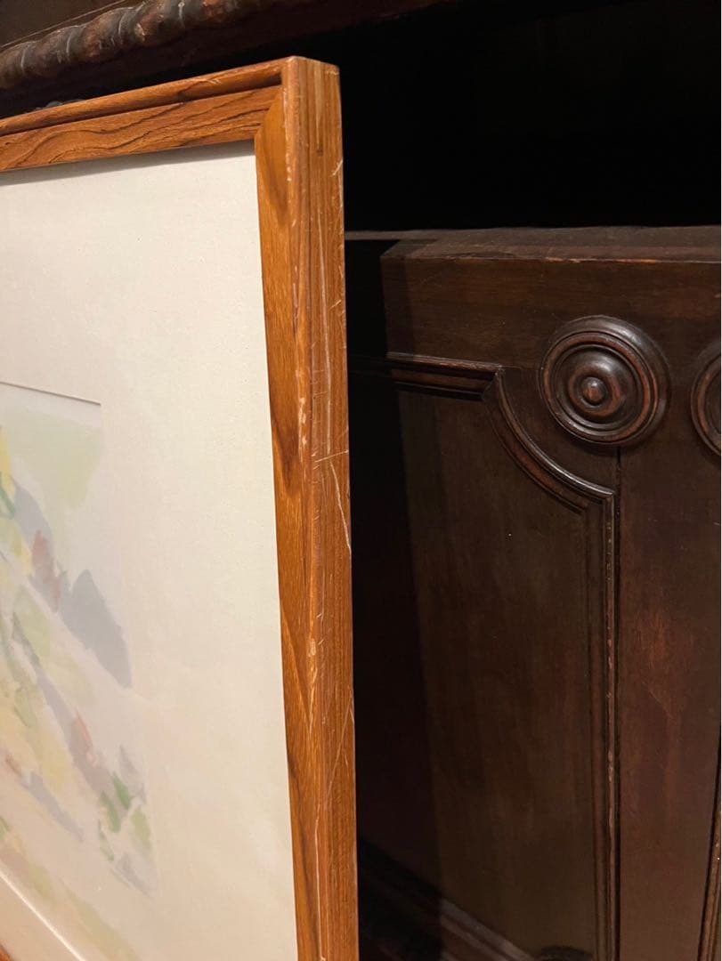 ポール•セザンヌ リトグラフ アート 絵画 インテリア 額縁