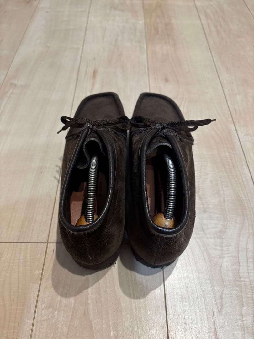 CLARKS ワラビー ミッドカット ダークブラウン 28cm visvim