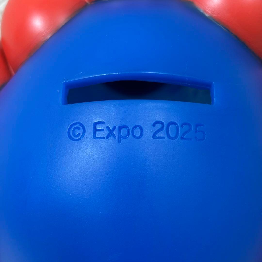 【希少品】ミャクミャク ソフビ 貯金箱 正規カラー ブルー