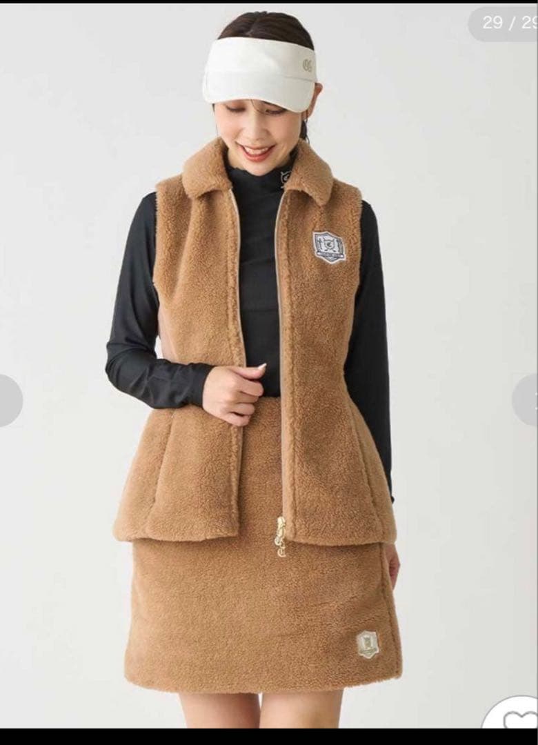 CELFORD セルフォード ボア フルジップ中綿ベスト