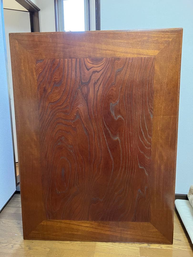 木製 彫刻入り 座卓テーブル