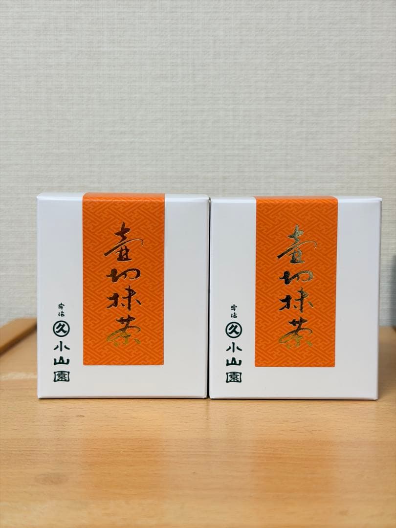 【正規品】丸久小山園　抹茶　壺切　40gx2缶