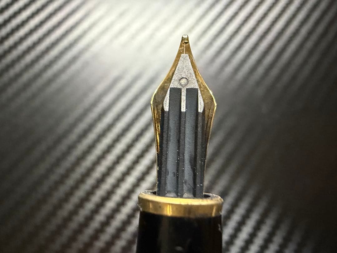 美品 モンブラン マイスターシュテュック 144 ブラック 中白 M 万年筆