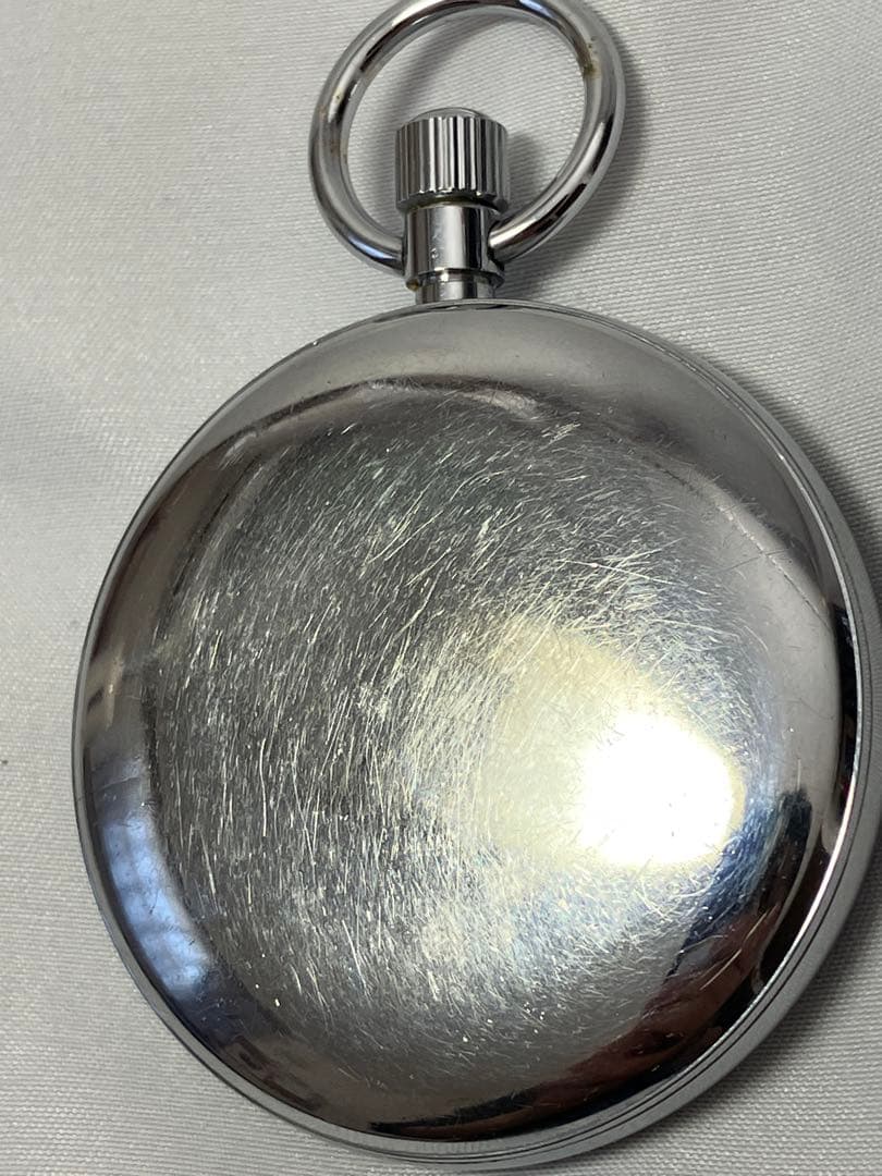 【稼働・美品】SEIKO セイコー プレシジョン　21石　手巻懐中時計