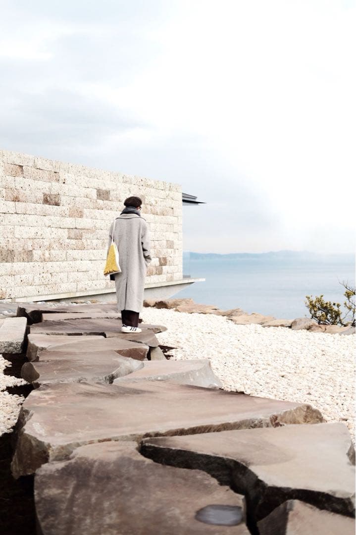 Max Mara ロングコート グレー オーバーサイズ