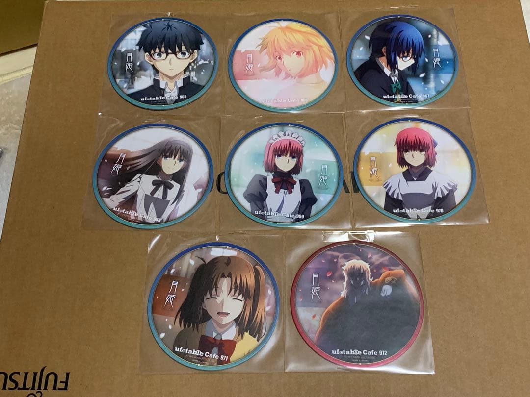 月姫 ufotable コラボカフェ コースター　コラボドリンク特典　8種コンプ