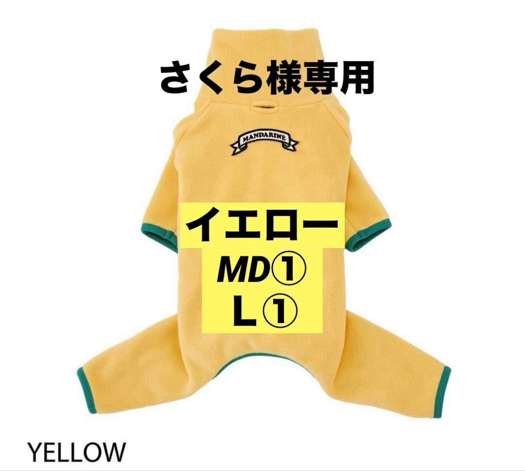 さくらイエローMD①L①フレームロゴボアスーツ