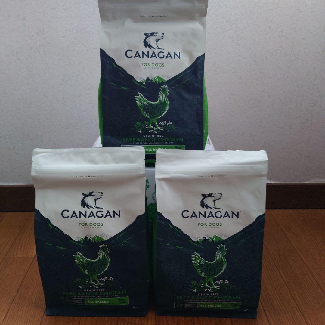CANAGAN カナガングレインフリー ドッグフード 60 チキン　2kg×3袋