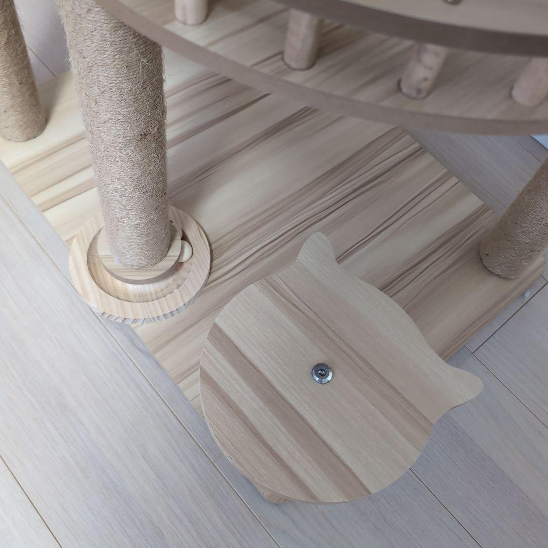 キャットタワー 透明宇宙船付き