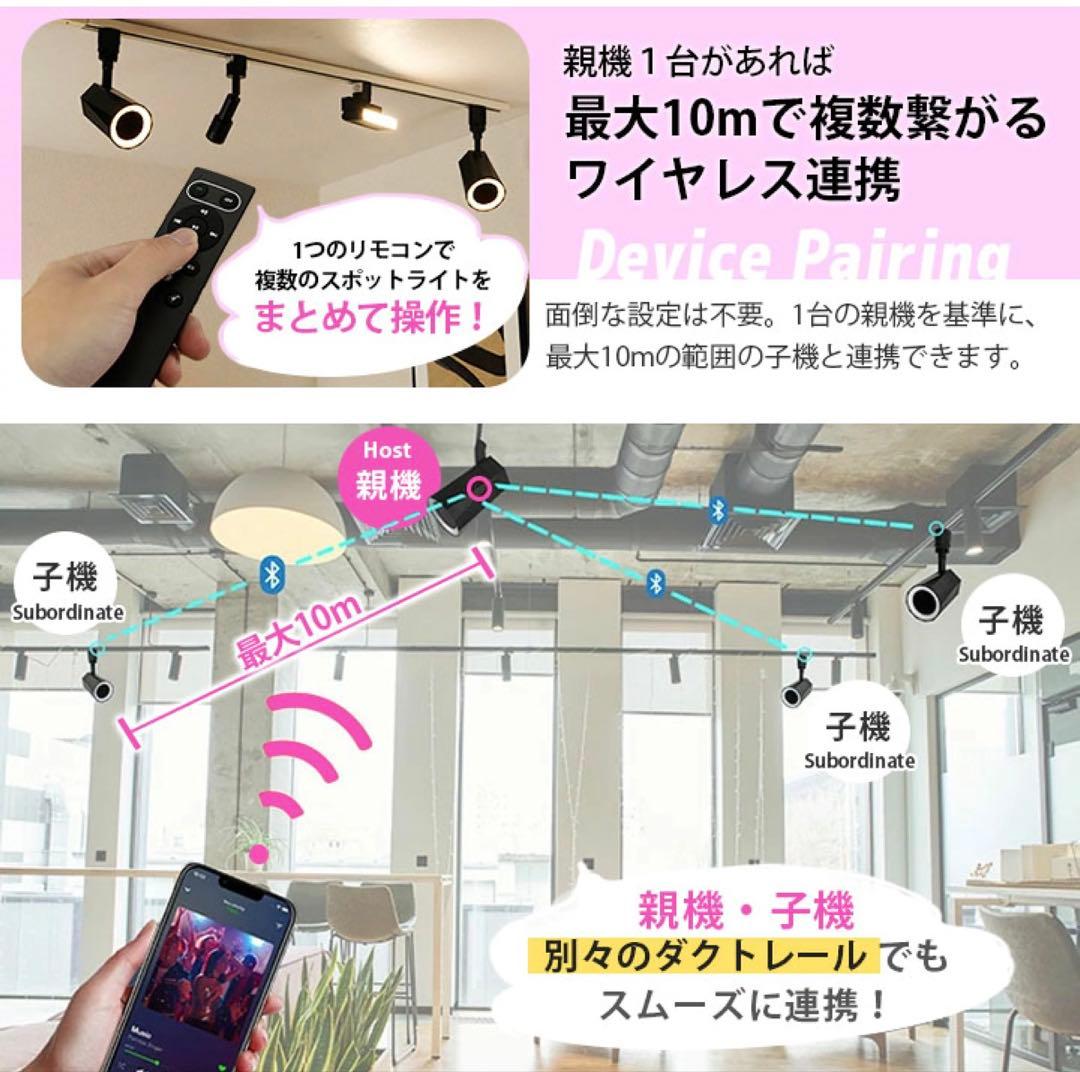 ライティングレール用 Bluetoothスピーカー 2個セット
