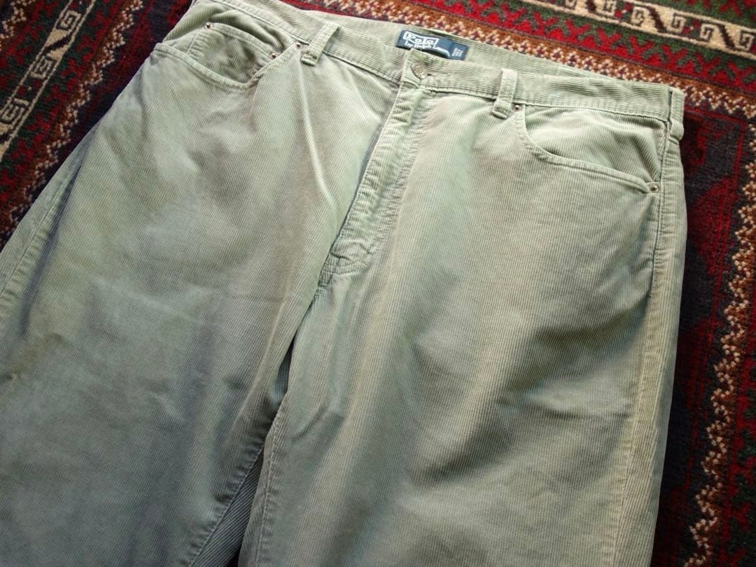 polo ralph lauren コーデュロイパンツ 38 ピスタチオ