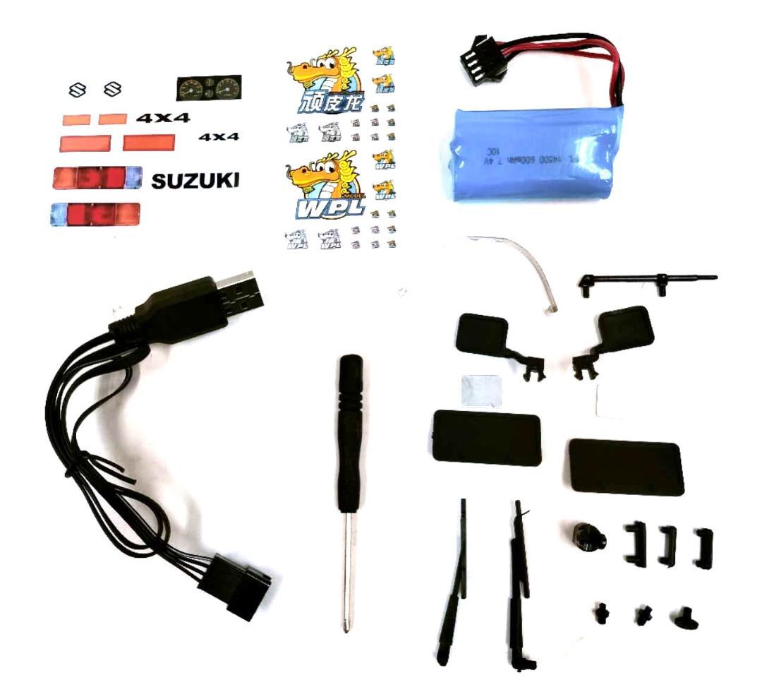 1/10ラジコンカー　スズキジムニー　４WD　WPL　C74