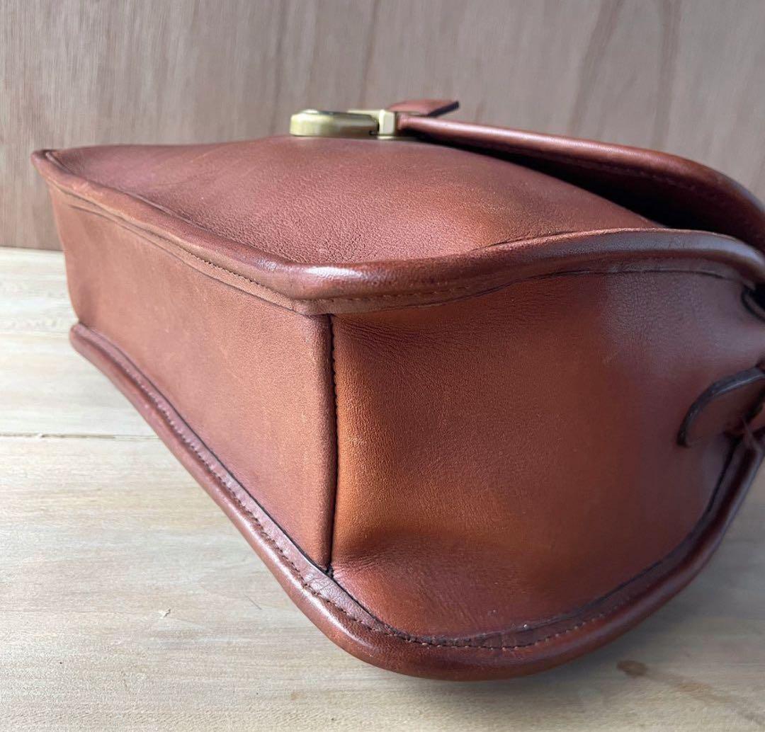 希少 オールドコーチ ショルダーバッグ ブラウン OLD COACH 9815
