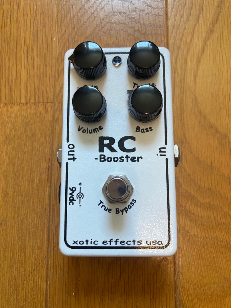 xotic effects RC Booster 初期 手書きシリアル