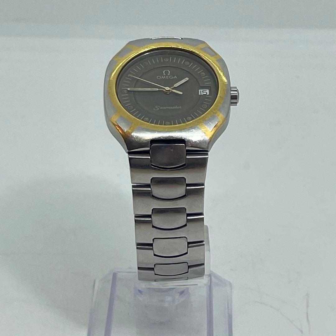 【ジャンク】オメガ シーマスター ポラリス SS/K18 クオーツ