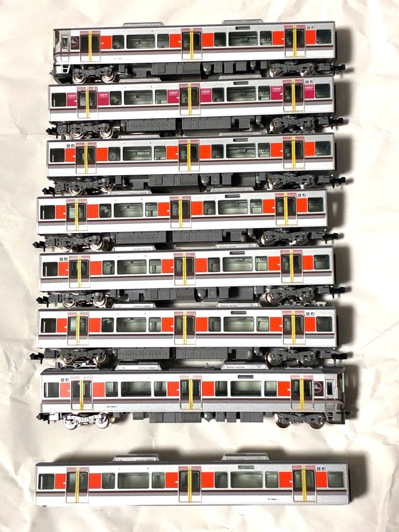 323系大阪環状線7両　tomix ライト点灯確認済