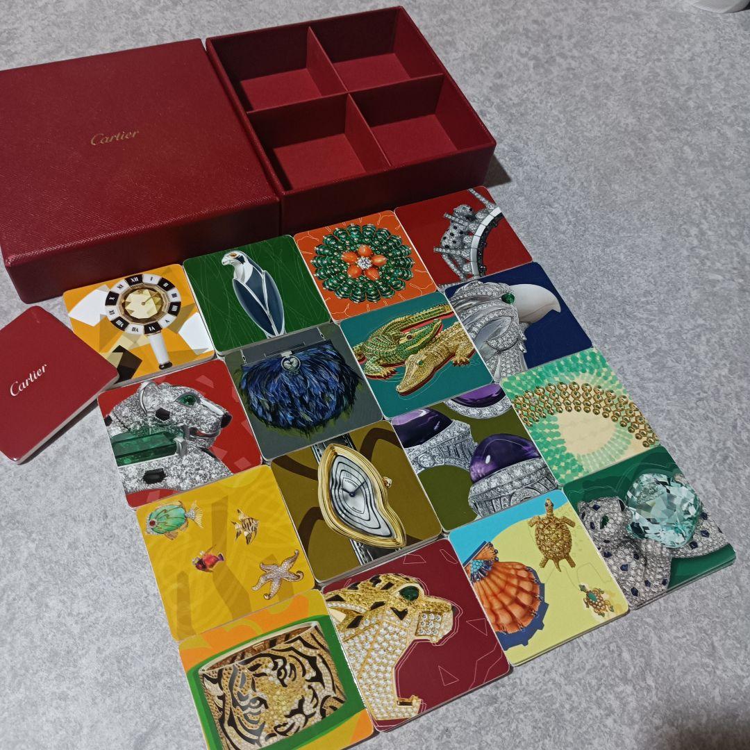 希少!【Cartier カルティエ】神経衰弱カードゲーム インテリア コースター