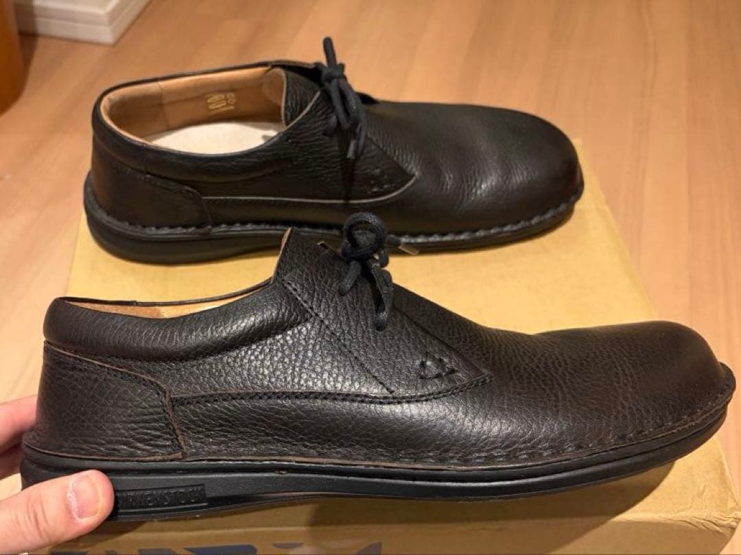 『トミクロ』BIRKENSTOCKレザーシューズ サイズ=42(27CM)