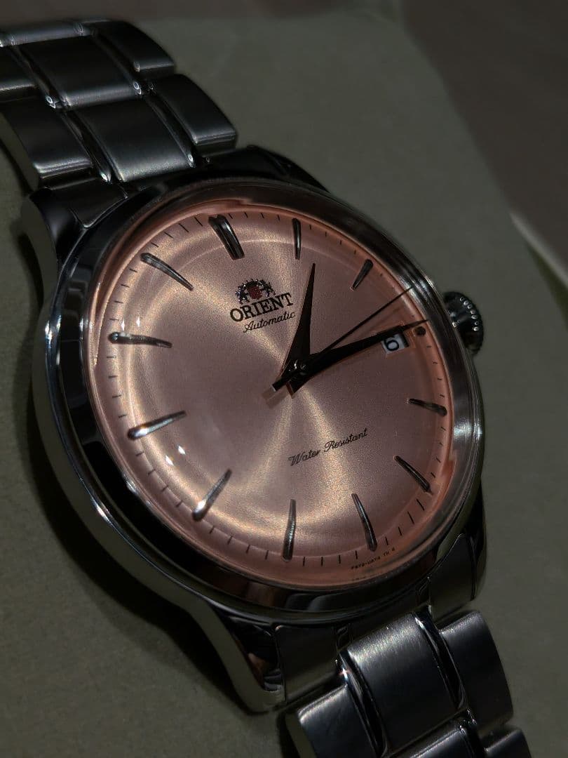 未使用！オリエント　ORIENTE　バンビーノ　サーモン　ピンク