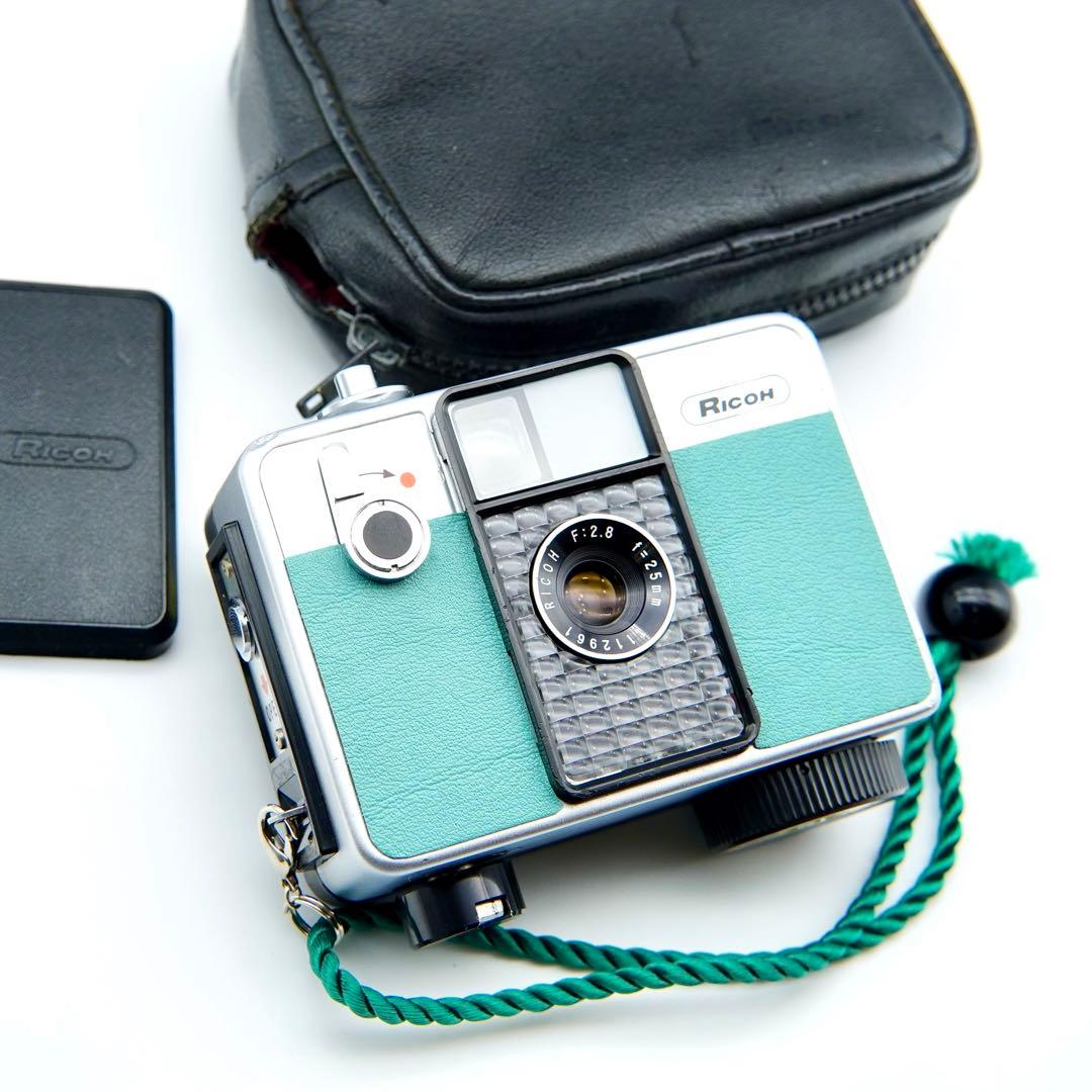 【動作確認・清掃済み＊試写あり】くすみグリーン＊リコーオートハーフSE