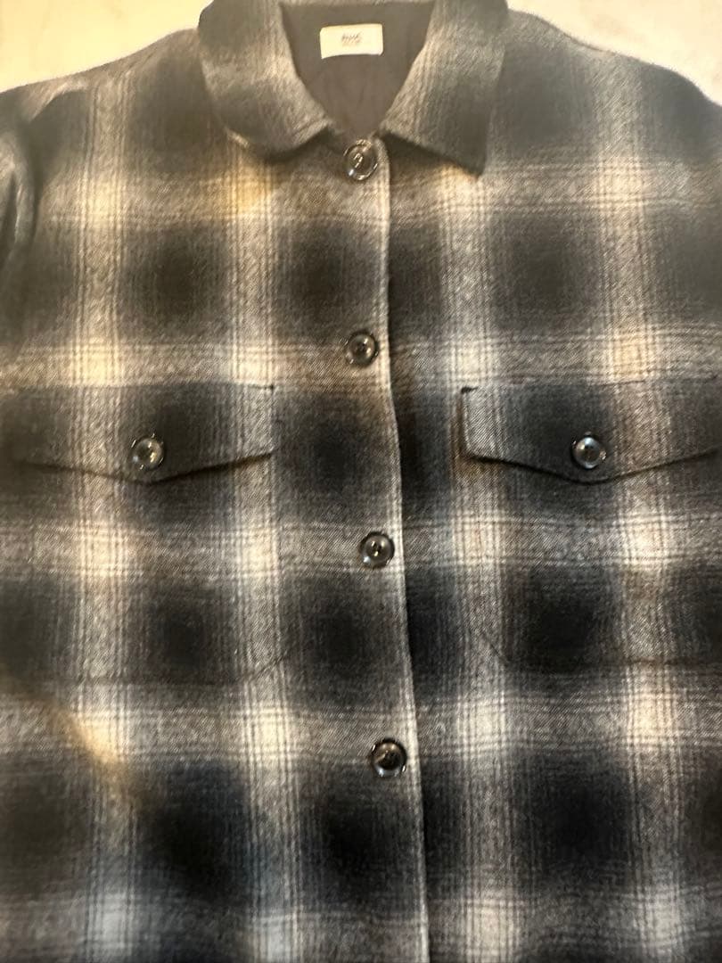 RHC ロンハーマン　オンブレチェック中綿ブルゾン