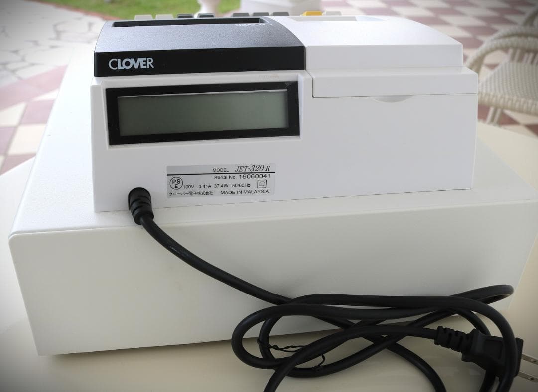 CLOVER JET-320R ホワイトレジスター