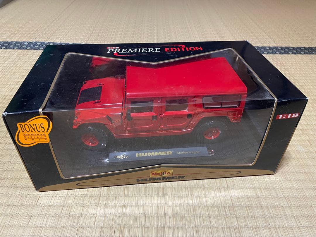 Maisto HUMMER 1:18 PREMIERE EDITION レッド