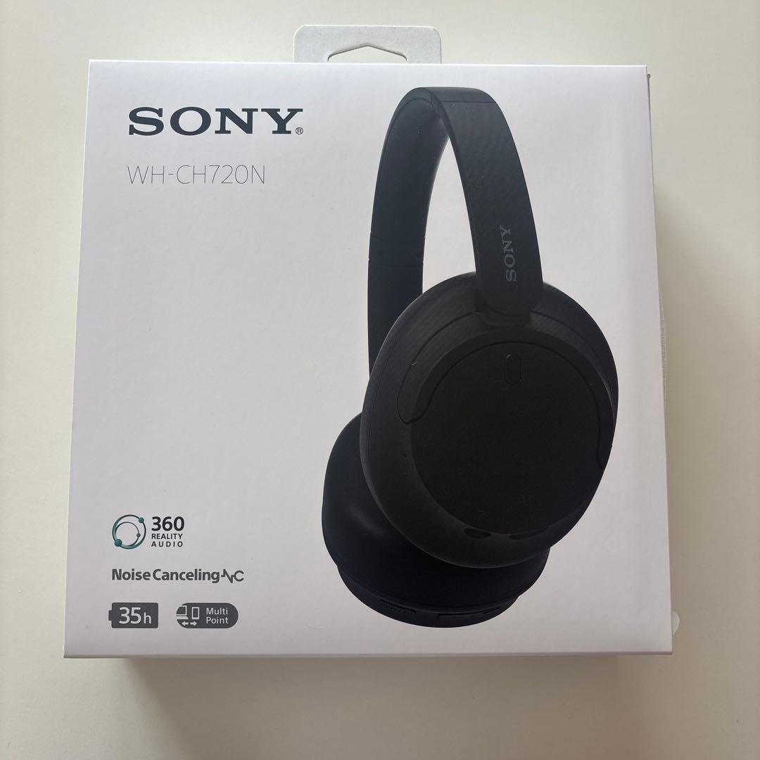 SONY WH-CH720N ブラックヘッドフォン