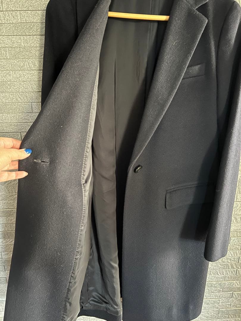 【専用】THEORY LUXE ウールチェスターコート ネイビー