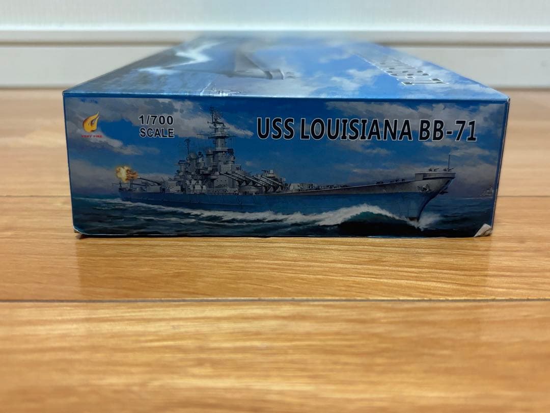 ベリーファイア 1/700 アメリカ海軍 戦艦 BB-71 ルイジニア 訳あり