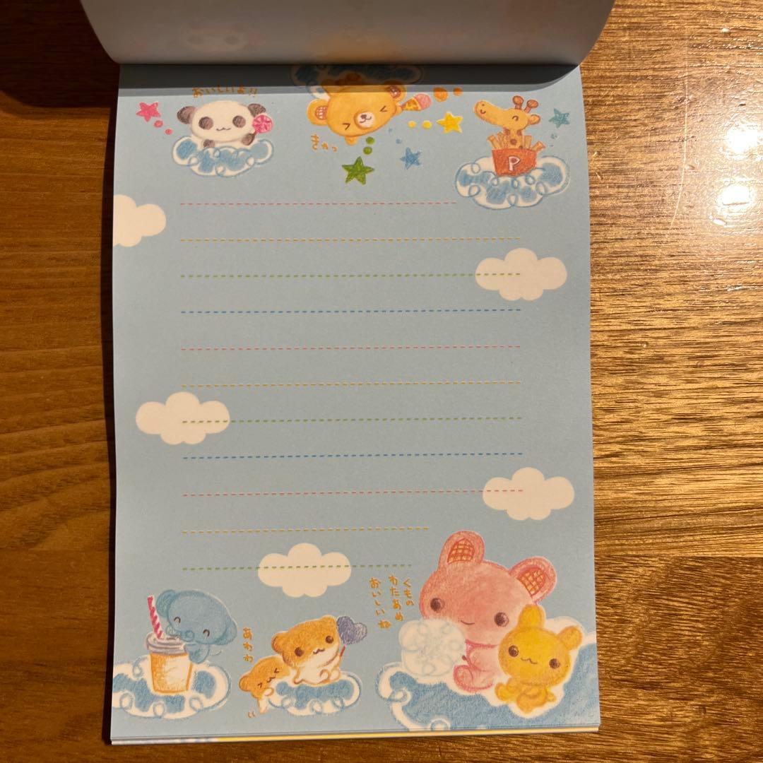平成レトロ　クラックス　くものうえランド　メモ帳　うさぎ　くま　ぞう
