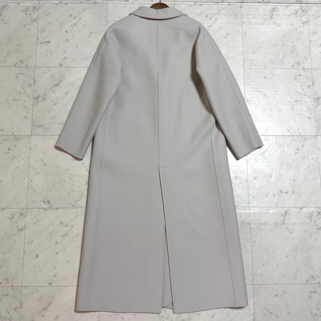 美品 ebure ヘビーメルトン チェスター ロングコート 36 着丈123㎝