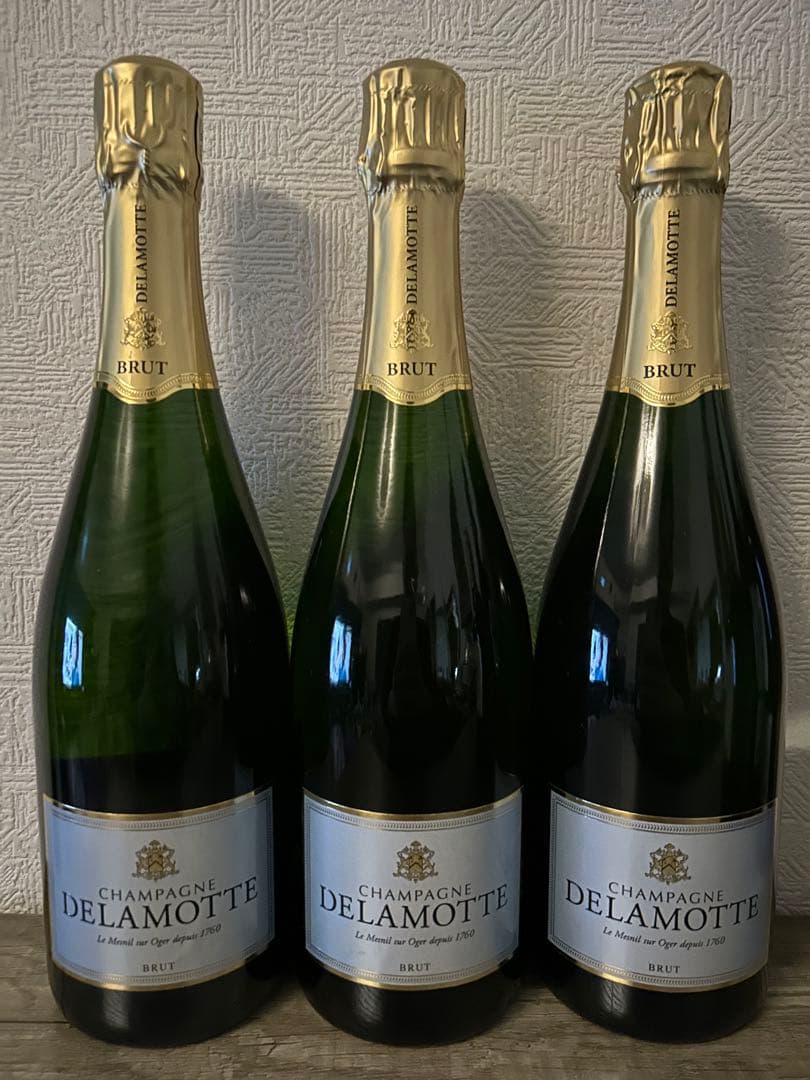DELAMOTTE BRUT シャンパン 750ml 3本セット