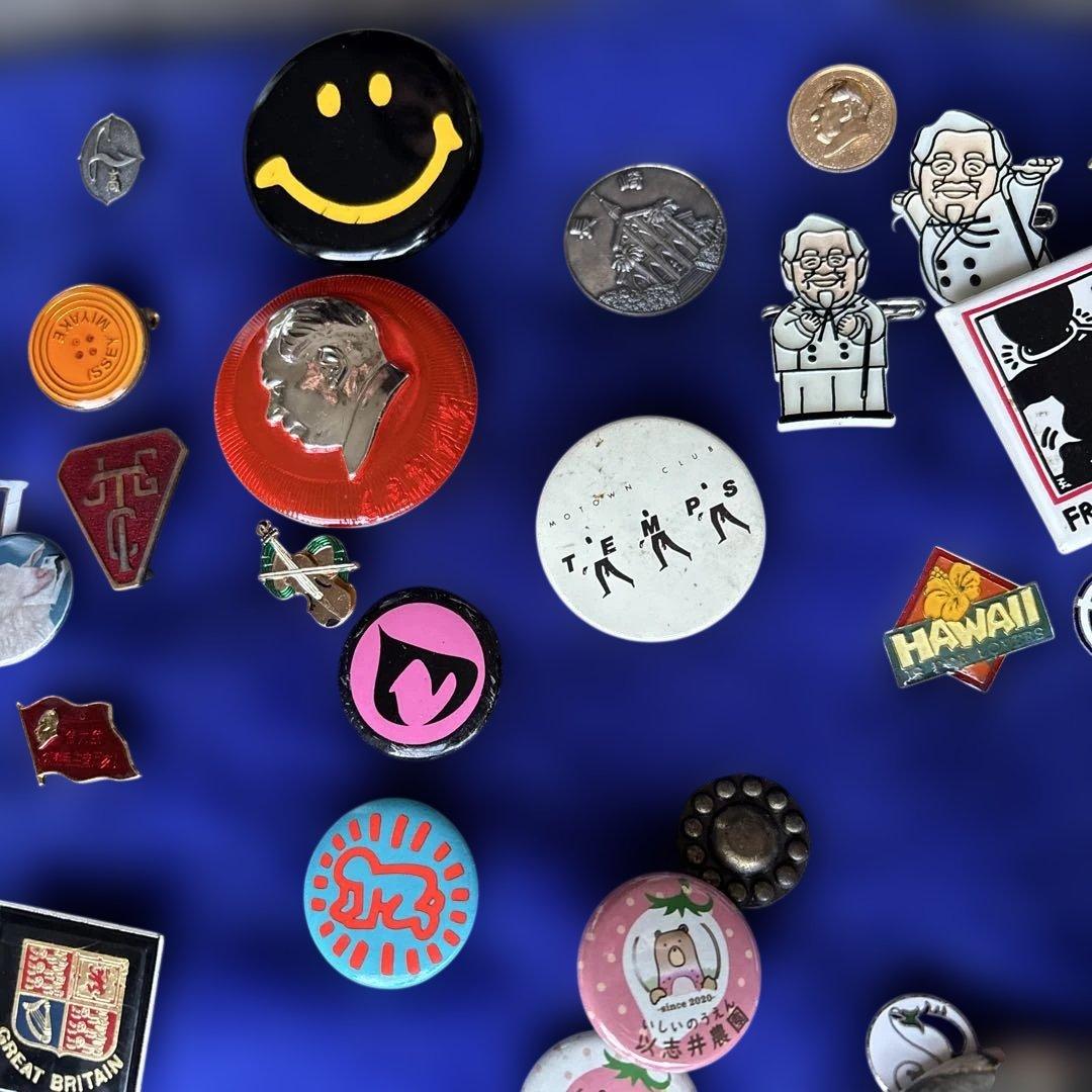 バッジコレクション 多彩なデザイン