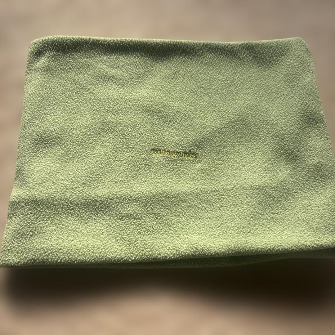 パタゴニア　フリースマフラー　ネックウォーマー　 usa オリーブグリーン