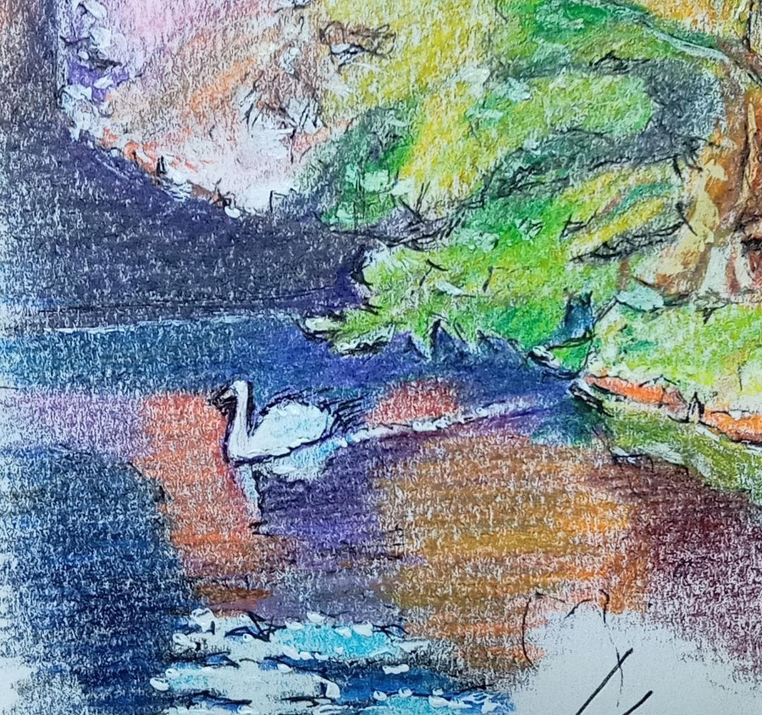 GB114★原画を飾る！！★師：平山郁夫★東京芸大卒★有名百貨店人気作家