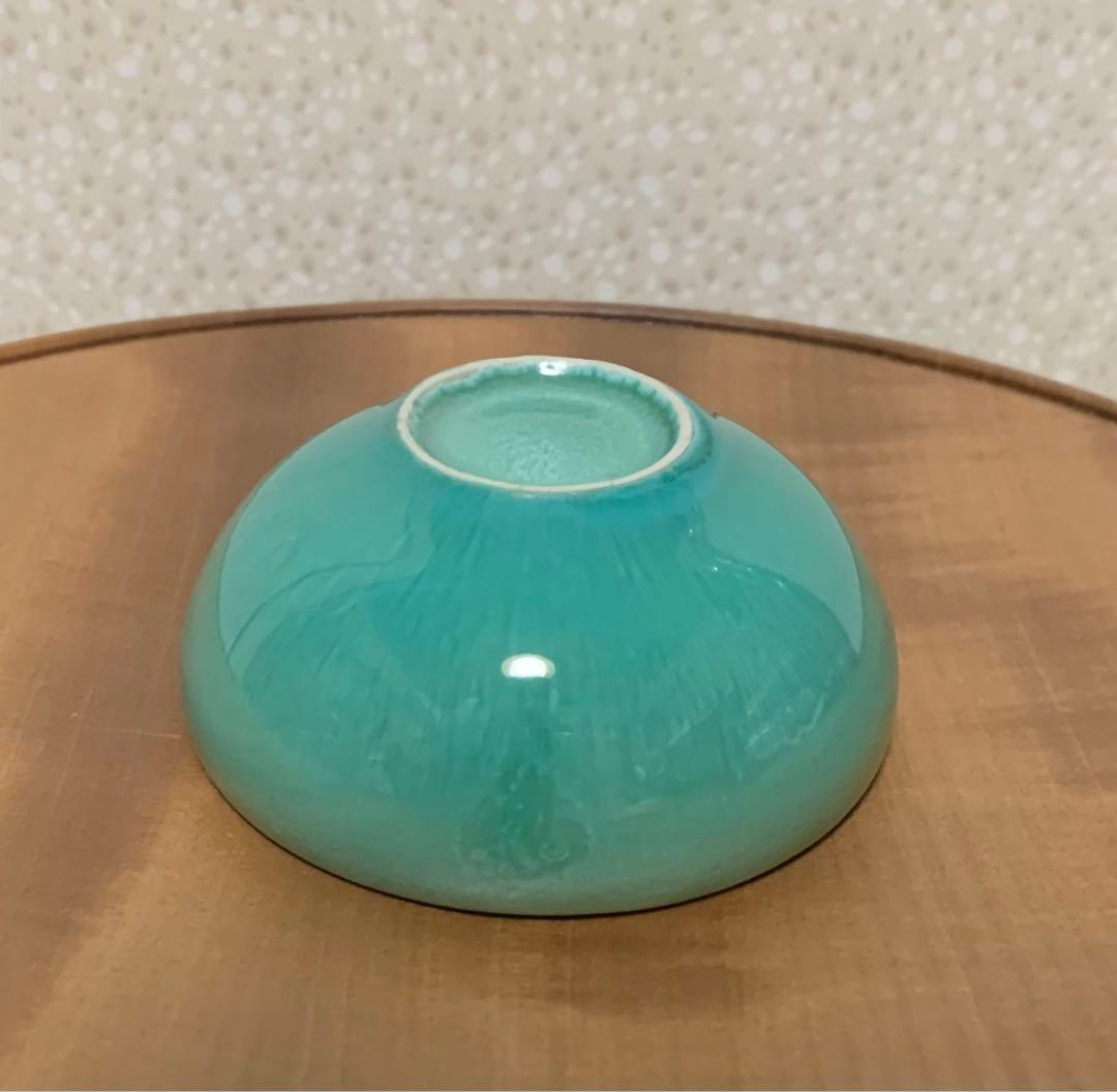 【希少作】酒器　川瀬忍 作　翠瓷盃　人気作家