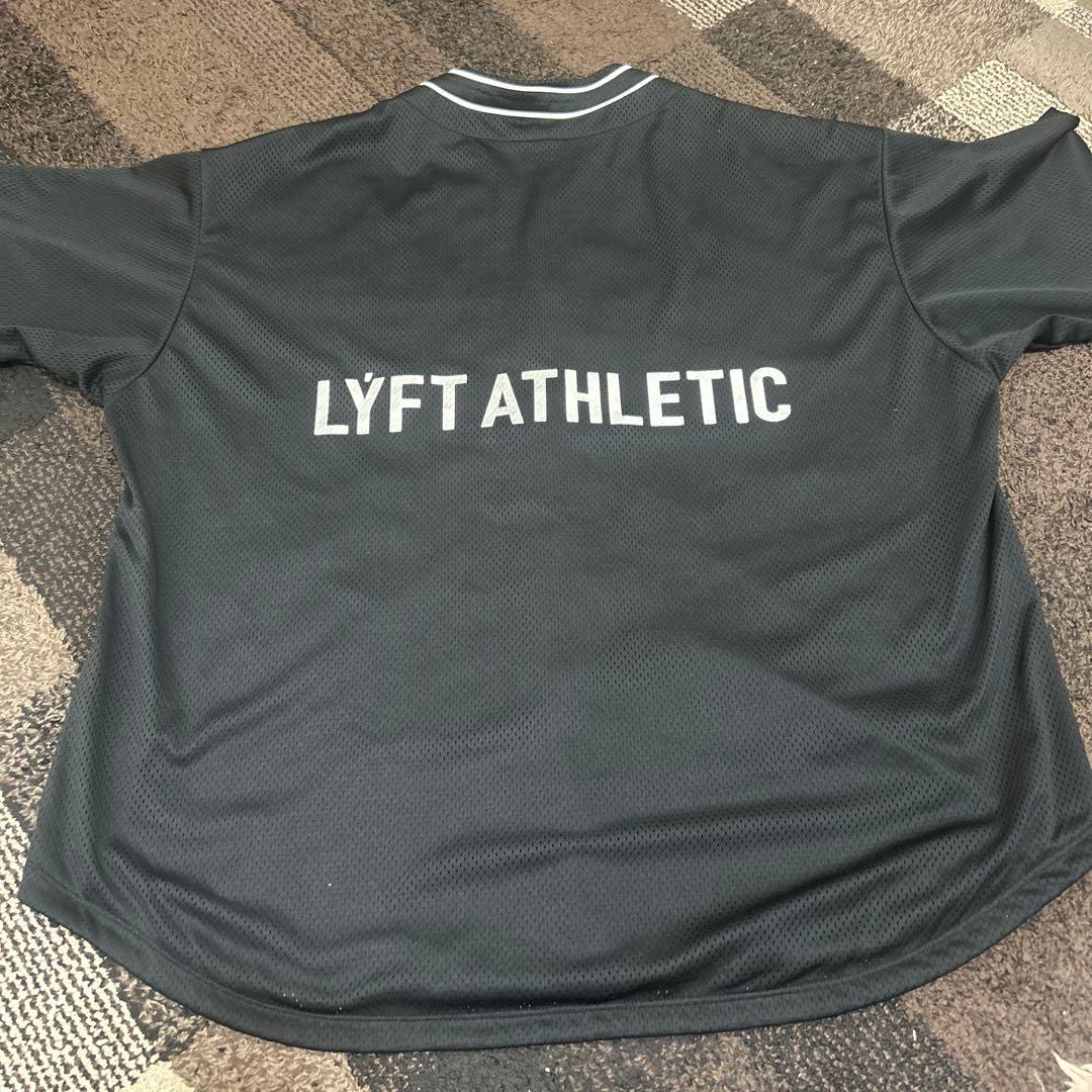 LYFT ATHLETIC メッシュベースボールシャツ ブラック