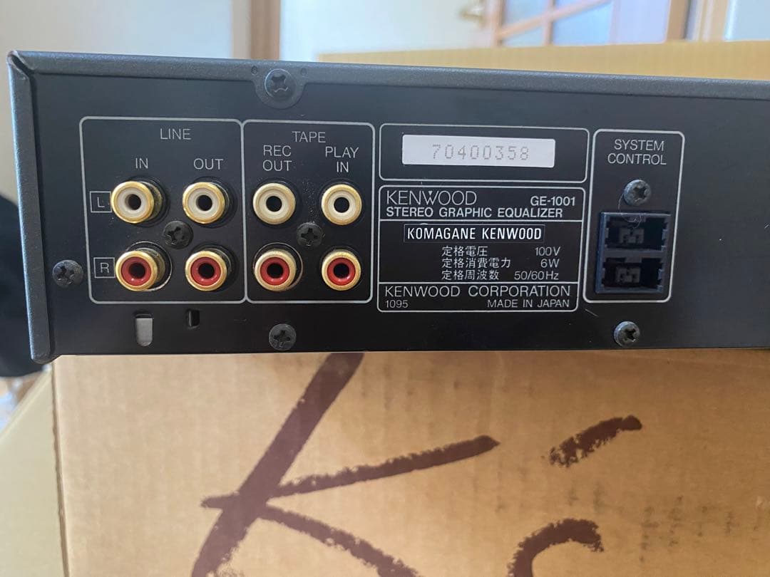 KENWOOD　GE-1001イコライザー